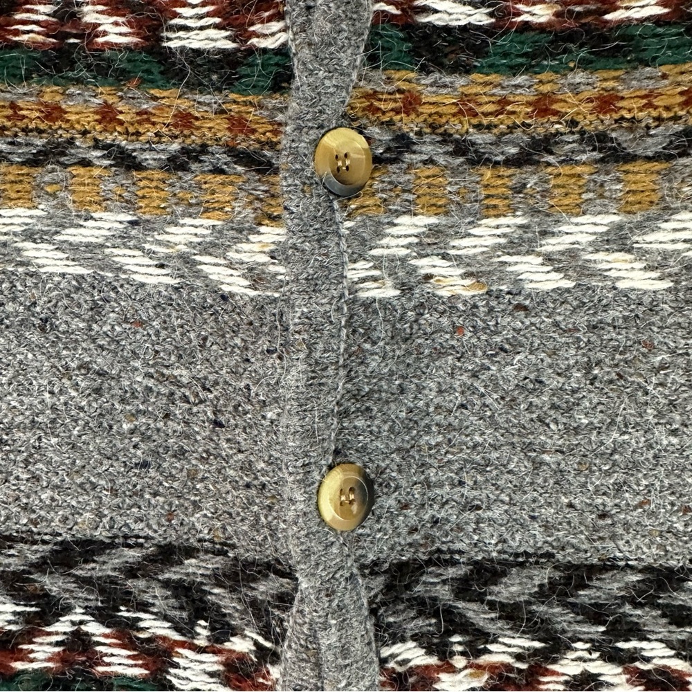 ETCHINGS Men’s Size XL Sweater Vest Wool Blend Button Front VINTAGE Cardigan - Picture 10 of 14